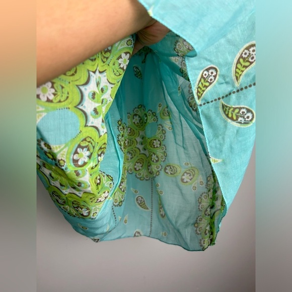 Sophie max Y2K Silk Blouse Top S Multicolor Off the shoulder Lightweight fairy - Picture 7 of 10